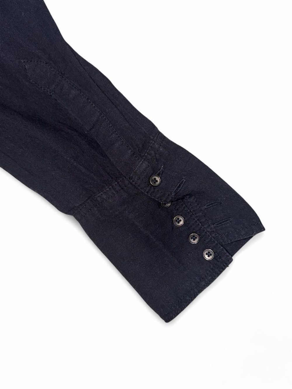 Free People navy blue Linen Cotton Top - Picture 8 of 8